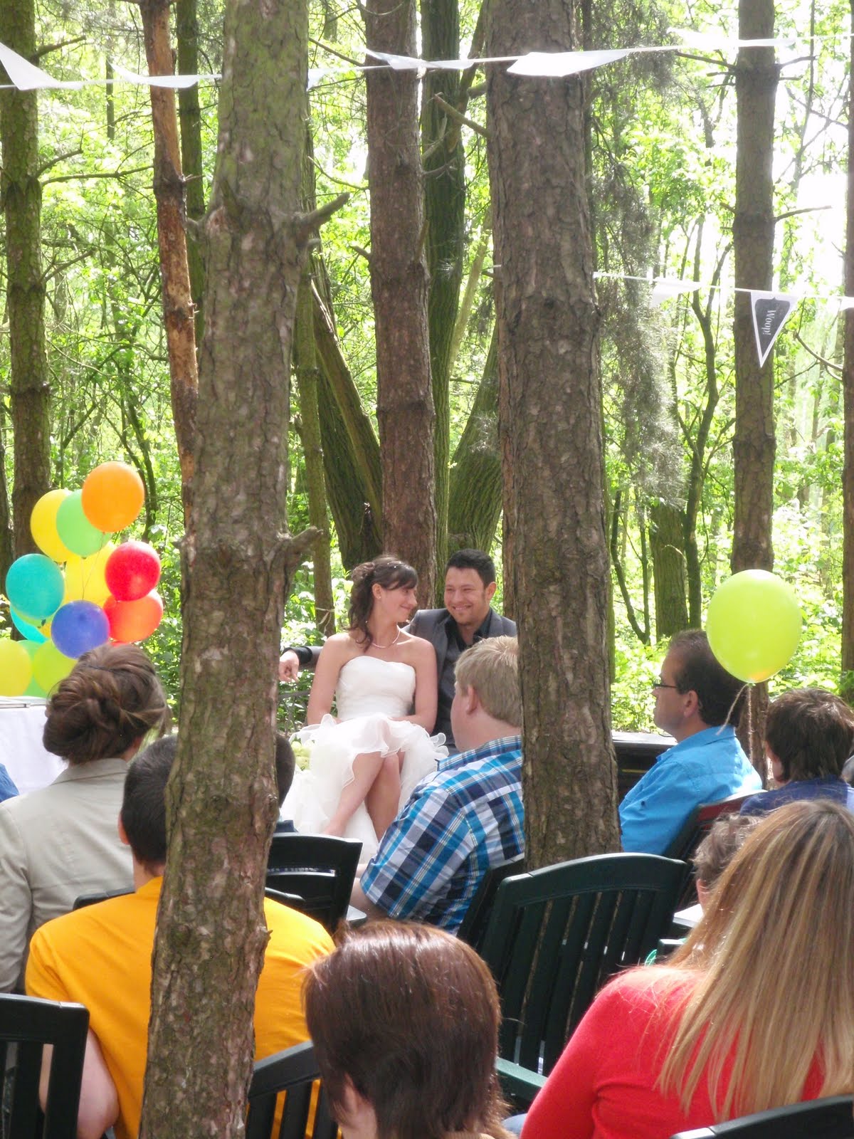 UNIQUE - The wedding ceremony in the middle of the forest